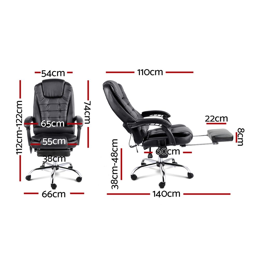 Massage Office Chair with foot rest
