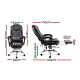 Massage Office Chair with foot rest