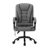 Ayla 2 Point Massage Office Chair Fabric Black