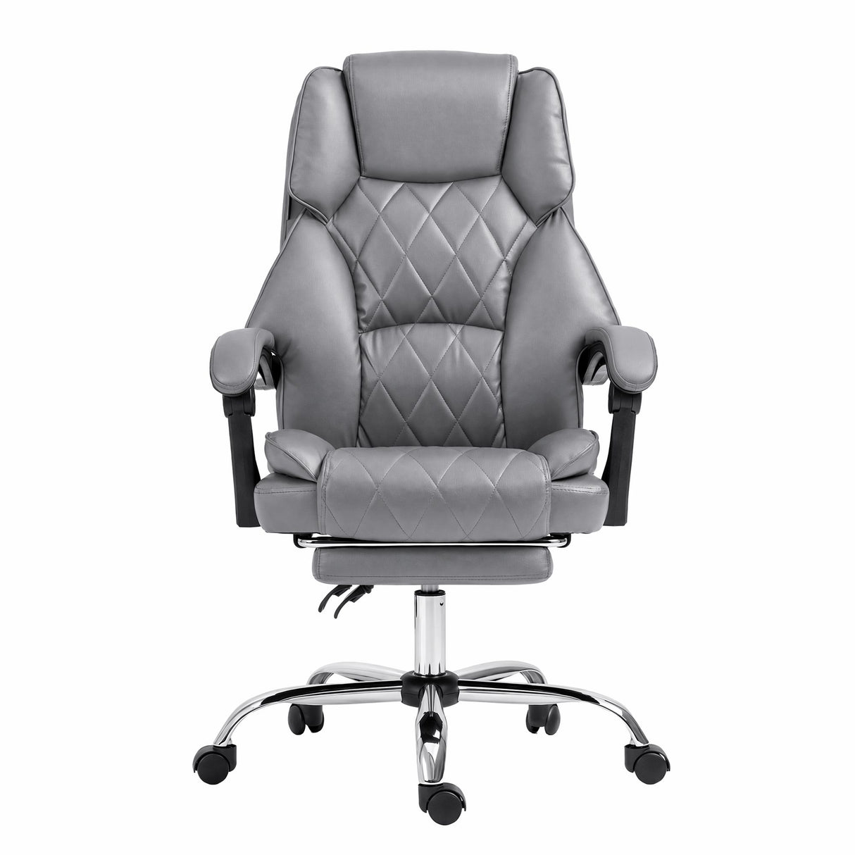 Artiss Executive Office Chair Footrest Grey