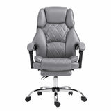 Artiss Executive Office Chair Footrest Grey