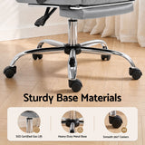 Artiss Executive Office Chair Footrest Grey