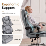 Artiss Executive Office Chair Recliner Grey