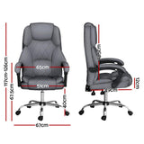 Artiss Executive Office Chair Recliner Grey