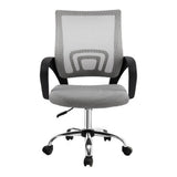 Artiss Mesh Office Chair Mid Back Grey
