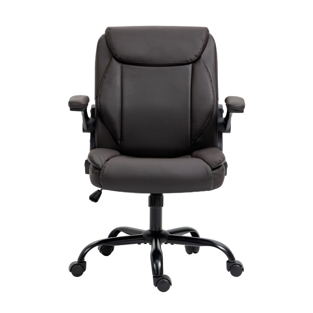 Artiss Executive Office Chair Mid Back Brwon