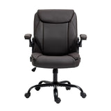 Artiss Executive Office Chair Mid Back Brwon