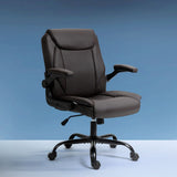 Artiss Executive Office Chair Mid Back Brwon
