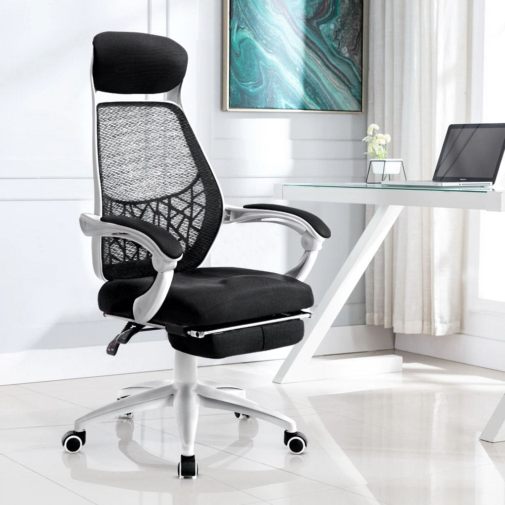 Mosaic Office Chair Black & White