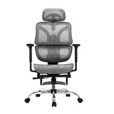 Office Chair 3D Multi-Function Grey Mesh