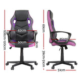 Purple Accent Gaming Chair