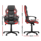 Red Accent Gaming Chair
