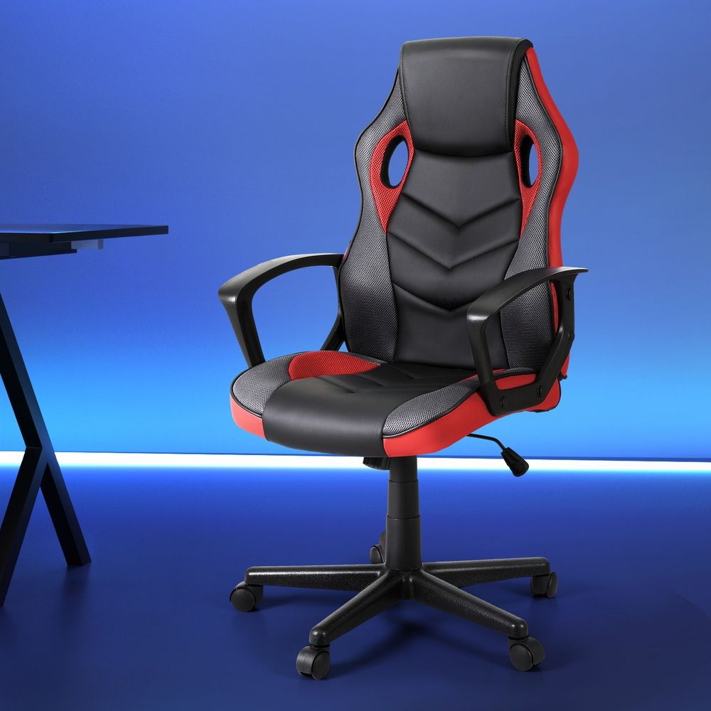 Red Accent Gaming Chair