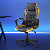 Yellow Accent Gaming Chair
