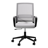 Artiss Mesh Office Chair Mid Back Grey