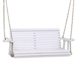 Gardeon Porch Outdoor Swing Chair With Cup Holder Wooden Furniture 2 Seater