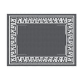 Gardeon Outdoor Rugs 274x366cm Large Carpet Reversible Area Mat PP Dual-Sided Patio Rug Greek Key