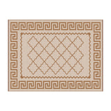 Gardeon Outdoor Rugs 274x366cm Large Carpet Reversible PP Dual-Sided Area Mat Patio Rug Khaki