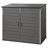 Gardeon Outdoor Storage Box 1170L Container Lockable Cabinet Tool Organizer Shed Grey