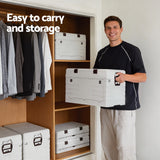 Gardeon 40L Outdoor Storage Box Foldable Camping Collapsible Bins Organizer
