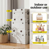 Gardeon 60L Outdoor Storage Box Foldable Camping Collapsible Bins Organizer