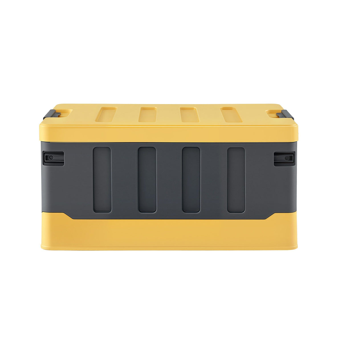 Gardeon Collapsible Outdoor Storage Box 60L Stackable Folding Camping Organizer Yellow