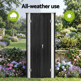Gardeon Outdoor Storage Cabinet Garden Shed Tool Lockable Cupboard Steel Adjustable Shelves