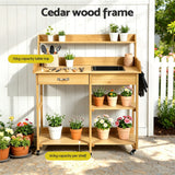 Gardeon Outdoor Storage Cabinet Garden Shed Steel Tool Lockable Cupboard Adjustable Shelves