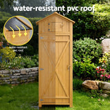 Gardeon Outdoor Storage Cabinet Cupboard Folding Table Tool Organizer Shed Adjustable