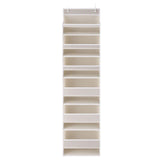Artiss Over Door Storage Hanger Pantry 6-Tier 12 Pockets Fabric Organiser Beige
