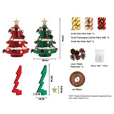 Jingle Jollys 2X Folding Christmas Tree 47CM Xmas Table Decorations Red&Green
