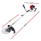 Giantz Pole Chainsaw Petrol Hedge Trimmer Tree Pruner 5 In 1