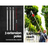 Giantz Pole 4 Stroke Chainsaw Petrol Tree Pruner Long Reach Saw 12 Inch Bar