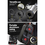 Giantz Petrol Post Driver 38CC 4-Stroke Rammer Pile Star Picket Fence Hole Black