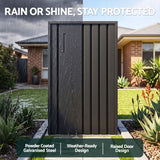 Gardeon Parcel Letterbox Drop Box Package Slot MailBox Black
