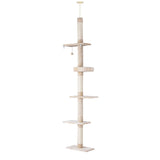 i.Pet Cat Tree 290cm Tower Scratching Cats Post Scratcher Floor to Ceiling Bed