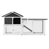 i.Pet Chicken Coop Rabbit Hutch Extra Large Wooden Run Cage House With Run Cage