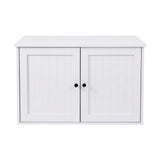 i.Pet 80x53cm Cat Litter Box Enclosure Hidden Litter Tray Cabinet Furniture White