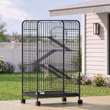 i.Pet Rabbit Cage Indoor Hutch Guinea Pig Bird Ferret Cat Hamster 110cm 4 Level