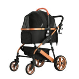 i.Pet Pet Stroller Dog Pram Large Cat Carrier Travel Foldable Pushchair 4 Wheels