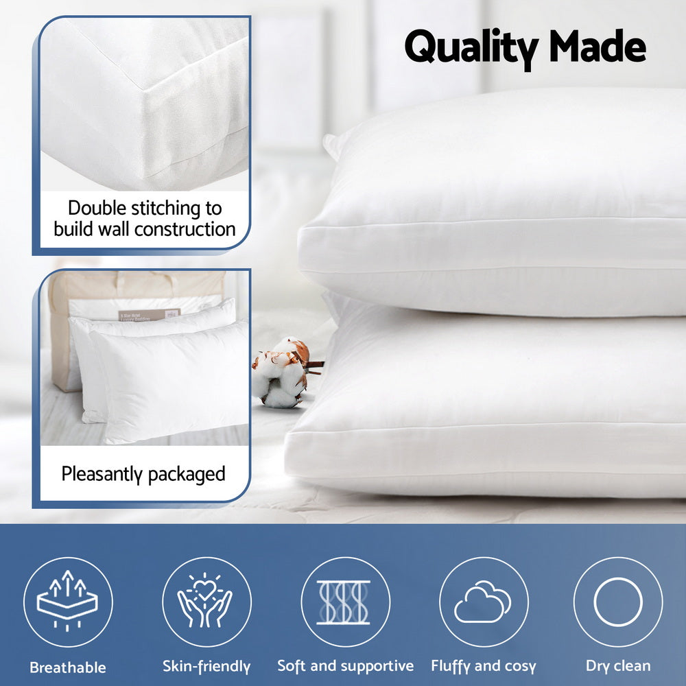 Giselle Bedding Shredded Memory Foam Pillow Adjustable Loft