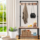 Industrial Shoe & Coat Rack