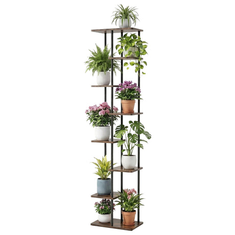 Artiss 8 Tiers Plant Stand Metal Flower Pots Shelf Indoor Outdoor Garden Home