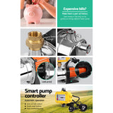 Giantz Garden Water Pump High Pressure 1500W Max. Tank Rain Farm Irrigation House Yellow