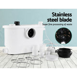 Giantz Macerator Sewerage Pump Waste Water Marine Toilet Disposal Unit Clean