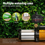 Giantz 4-Stage Water Pump Auto Controller Farm Irrigation Stainless Max. 2000W