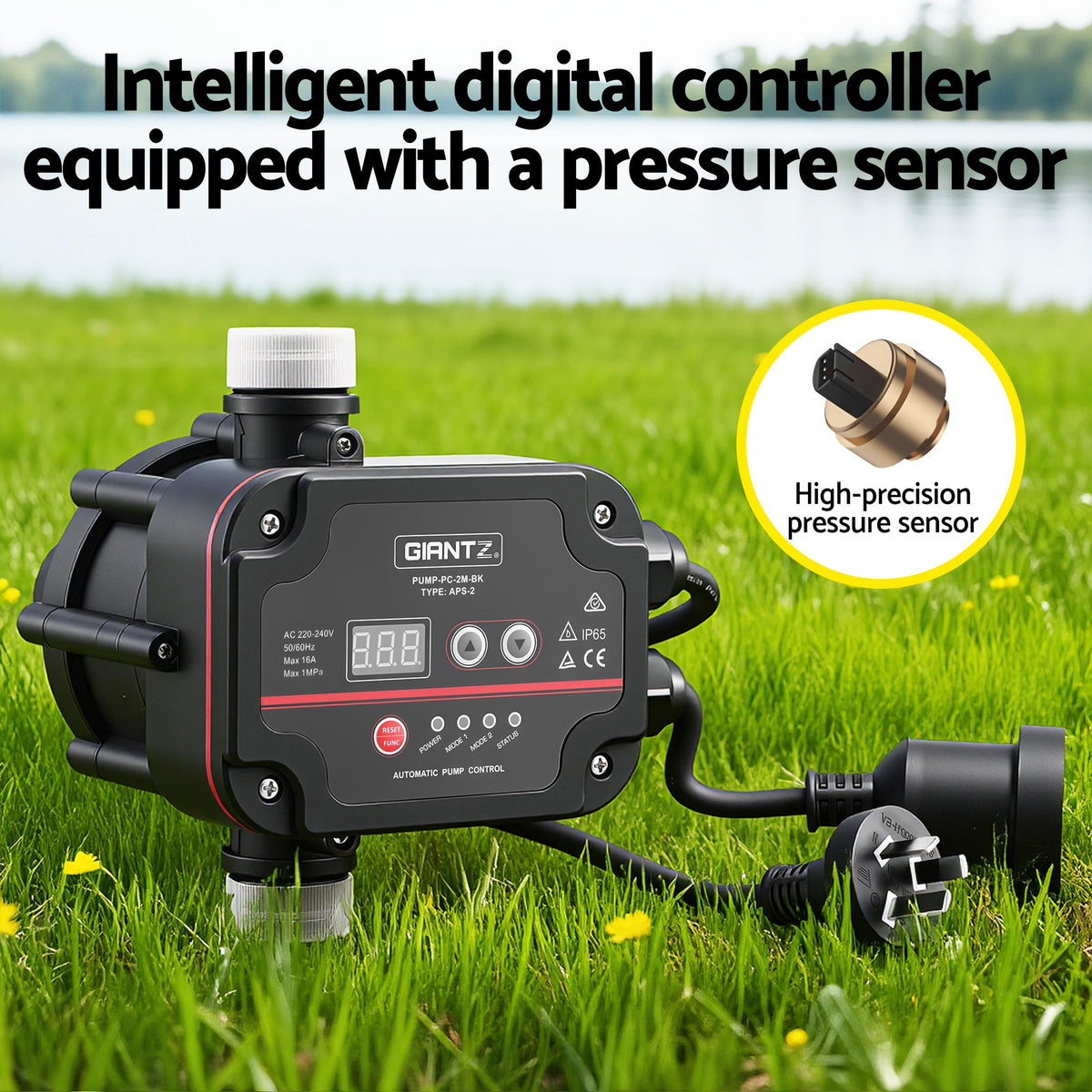 Giantz 6-Stage Water Pump Auto Controller Farm Irrigation Stainless Max. 2500W