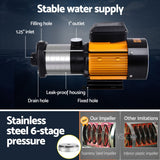 Giantz 6-Stage Water Pump Auto Controller Farm Irrigation Stainless Max. 2500W