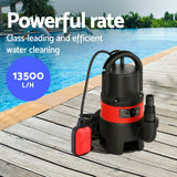 Giantz 750W Water Pump Dirty Submersible Sump Swim Pool Flooding Pond Clean
