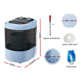 Devanti Portable Washing Machine 3KG Black